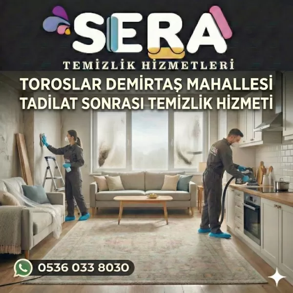 Mersin Toroslar Demirtaş Mahallesi Tadilat Sonrası Ev Temizliği