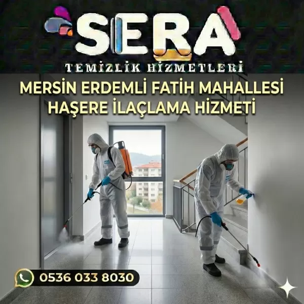 Mersin Erdemli Fatih Mahallesi Haşere İlaçlama Hizmeti