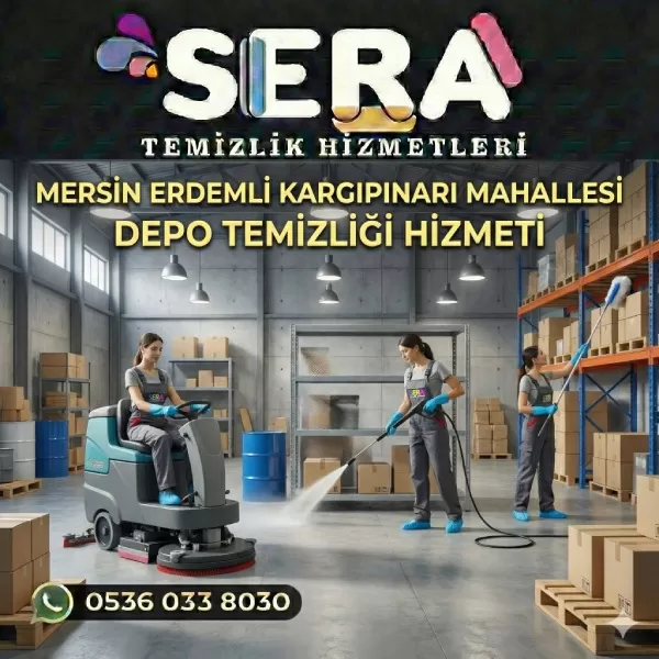 Mersin Erdemli Kargıpınarı Mahallesi Depo Temizliği Hizmeti