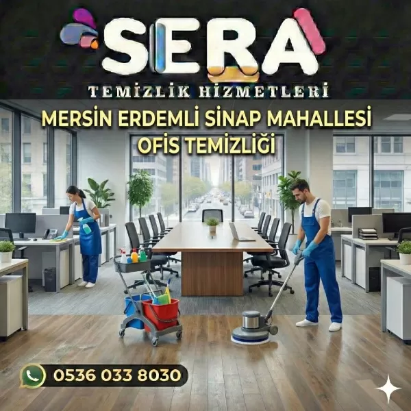 Mersin Erdemli Sinap Mahallesi Ofis Temizliği Hizmeti